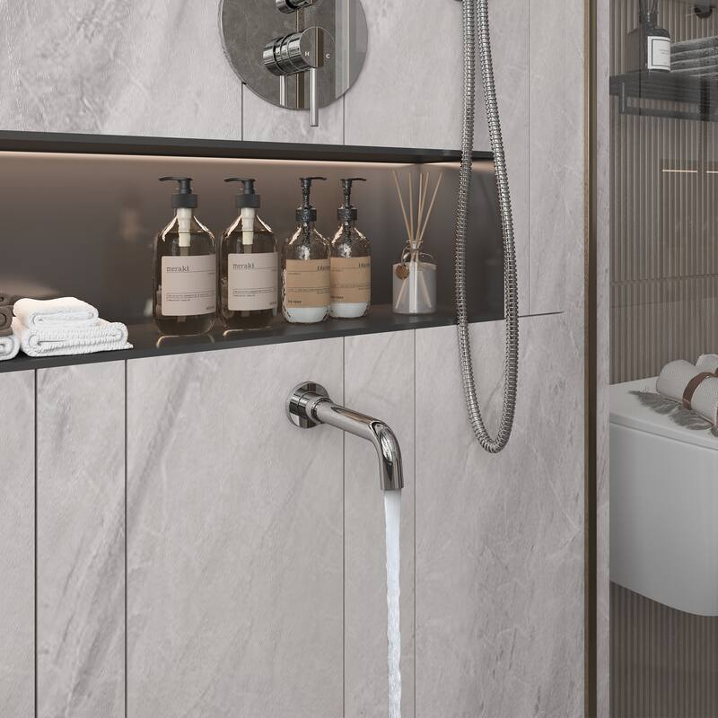 10-Inch Wall Mount Round Shower Set