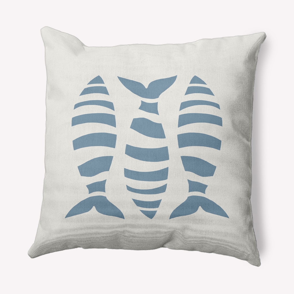 Puzzle Fish Nautical Decorative Indoor Pillow
