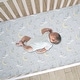 preview thumbnail 2 of 3, Lambs & Ivy Disney Baby Cozy Friends Winnie the Pooh Gray Fitted Crib Sheet