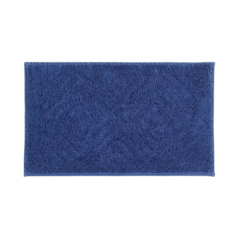 Better Trends Bath Rug 100% Cotton Tufted Soft & Plush Water Absorbent Bathroom Rugs for Shower, Sink Bath Mats Trier Collection