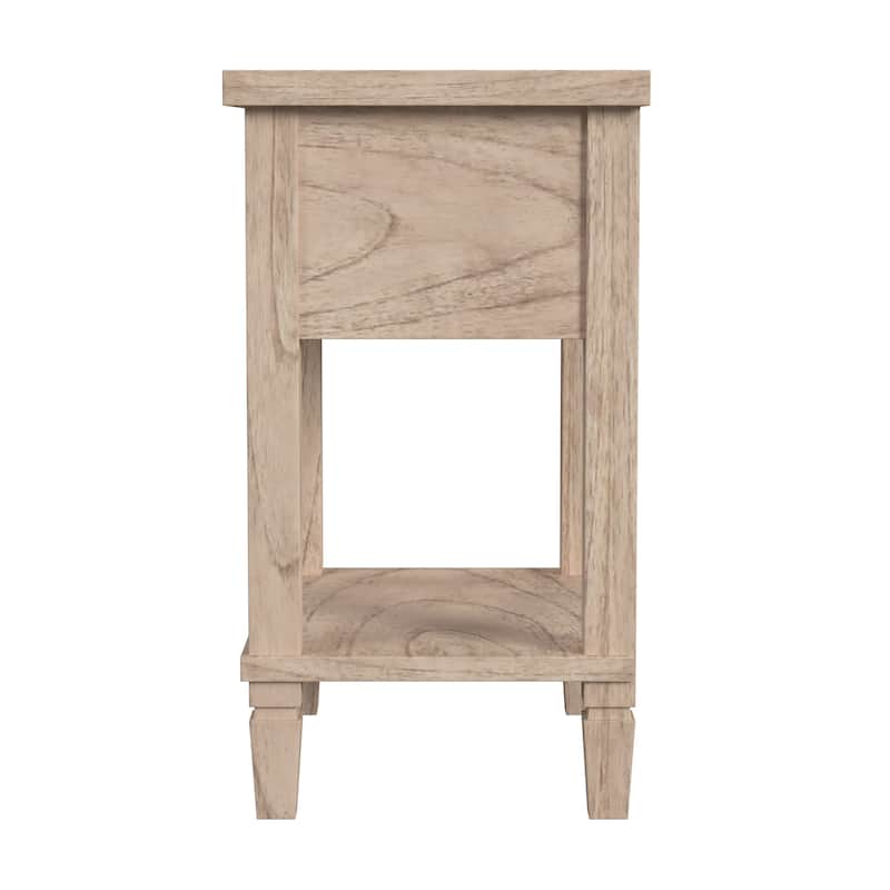 Flagstaff 1-Drawer Cane Nightstand