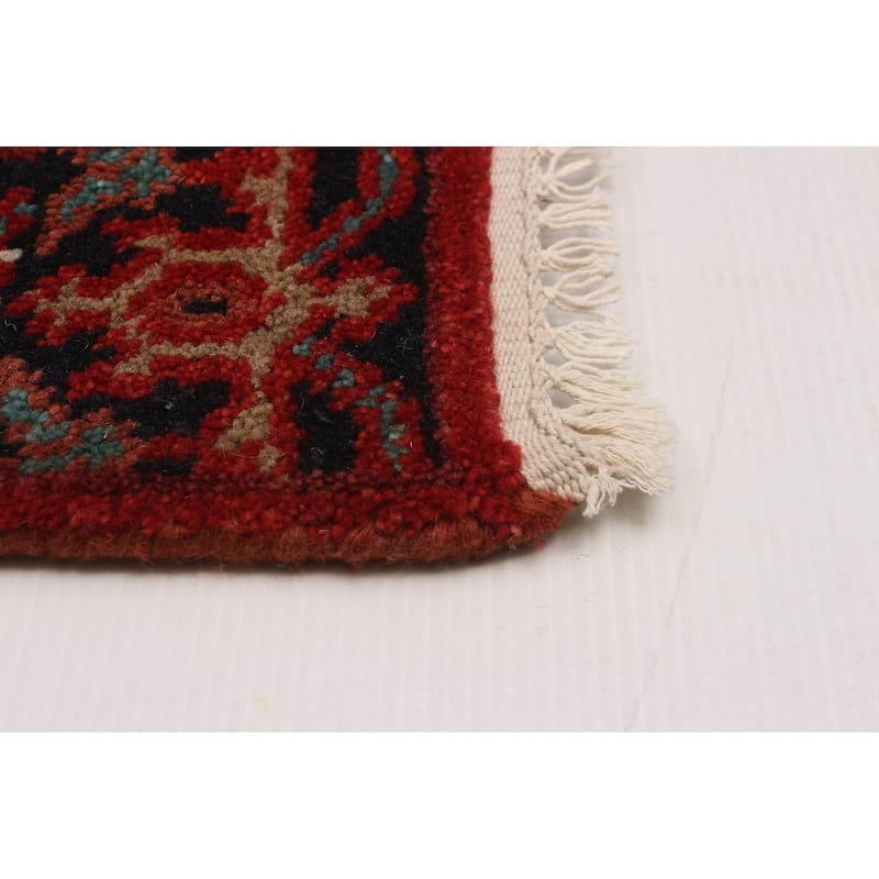ECARPETGALLERY Hand-knotted Serapi Heritage Red Wool Rug - 2'6 x 19'7