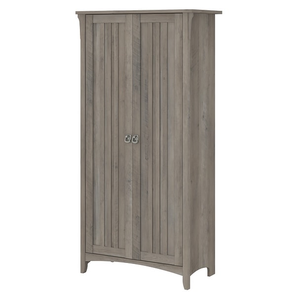 Salinas Tall Storage Cabinet with Doors by Bush Furniture On