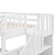 preview thumbnail 21 of 34, Stairway Twin-Over-Full Bunk Bed with Twin size Trundle,Storage
