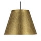 preview thumbnail 2 of 0, Atlas Lighting Hargen Coastal Antique Brass Pendant Light for Kitchen Island or Above Dining Table - 15in W x 15in D x 11in H