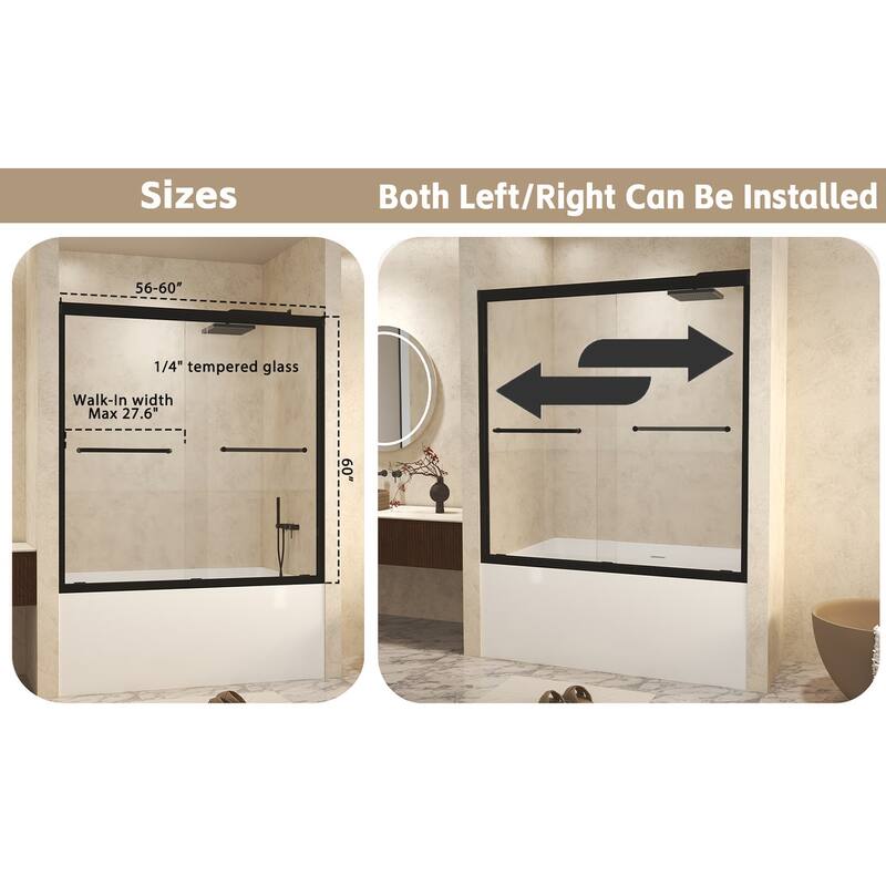 Double Sliding Shower Door