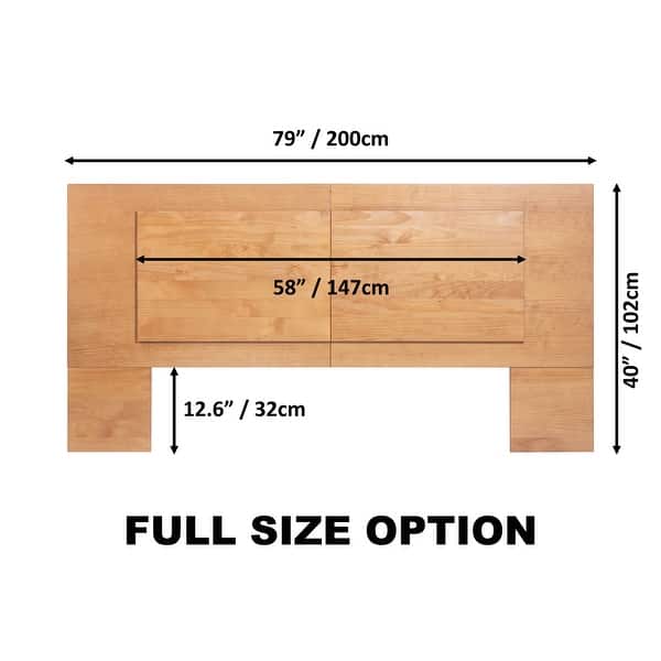 dimension image slide 1 of 8, Copper Grove Rivne Flat Panel Headboard for 3 Sizes (King/Queen/Full)