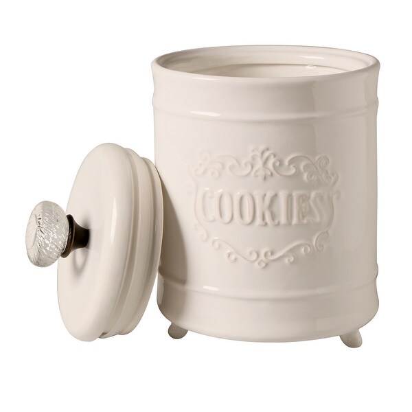 Shop Door Knob Circa Cookie Jar White Ceramic 8 Quot High