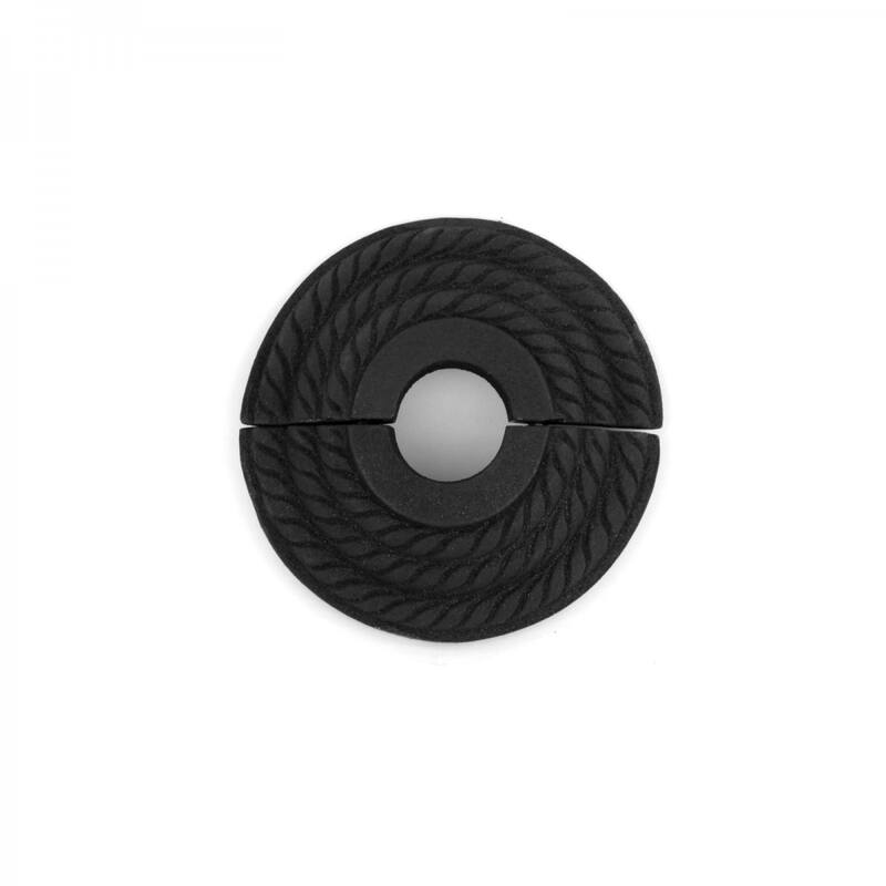 Black Radiator Flange Triple Roped 1/2" (IPS) pipe flange: 7/8" I D; 3-1/8" OD Renovators Supply