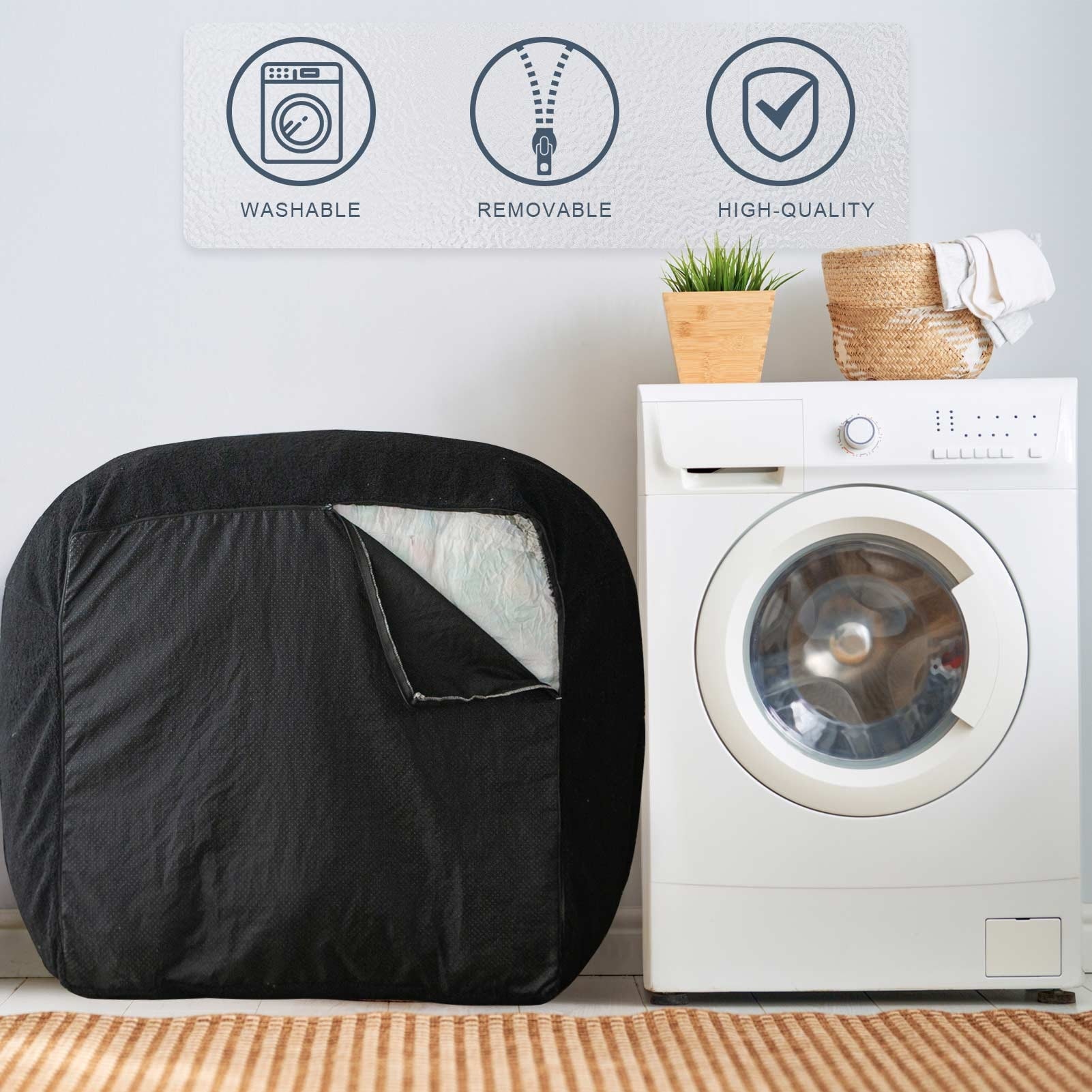 Giant Bean Bag Sofa Chair with a Pillow Bed Bath Beyond 40310949
