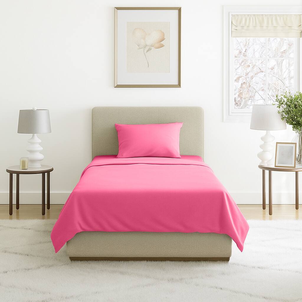 Winsor Home Series 1200 Bed Sheet Set Twin XL - Pink