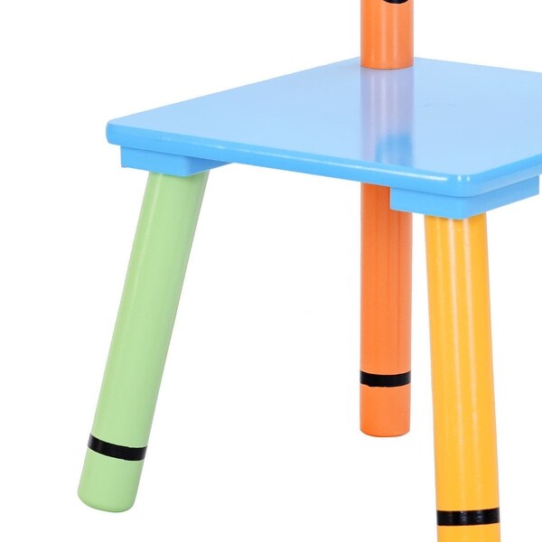 children's crayon table and chairs