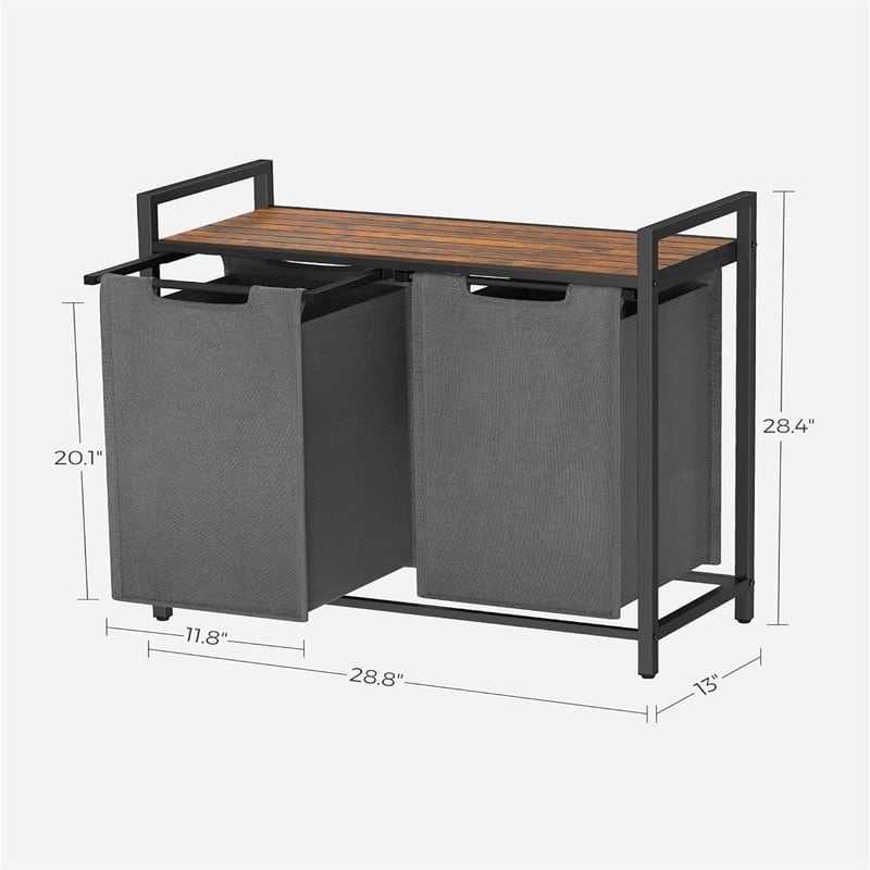 Laundry Basket - 28.8"L x 13"W x 28.4"H