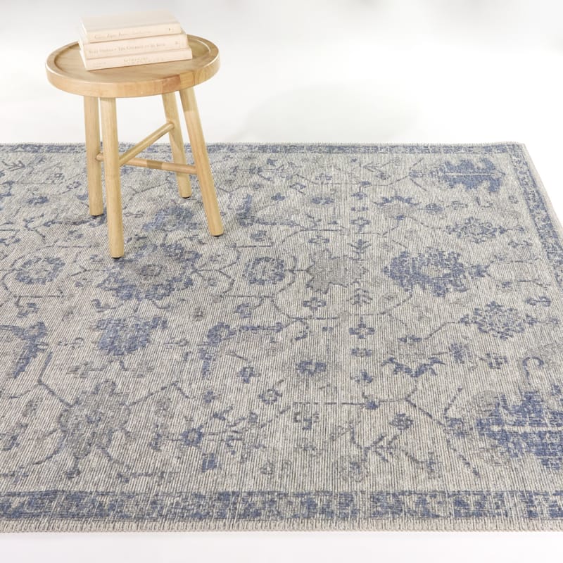 Davenant Vintage Oriental Area Rug - 5'3" x 7' - Cream