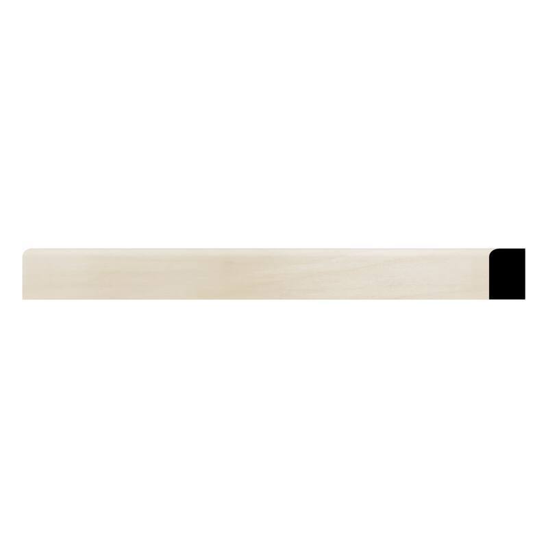 WM52: 7/16-in D x 3/4-in W x 96-in L Americraft Solid Hardwood Stain Grade Shoe Moulding - Poplar