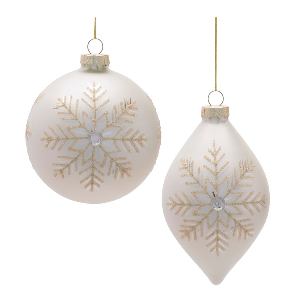 Glass Ornament Set (Set of 6)
