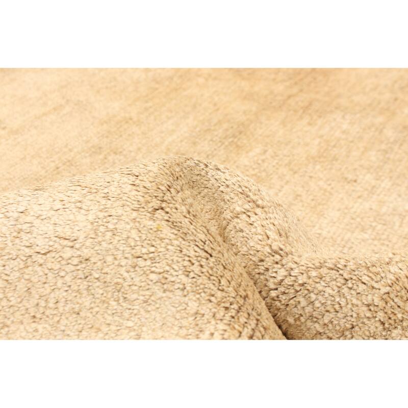 ECARPETGALLERY Hand-knotted Opulence Khaki Jute Rug - 4'7 x 5'9