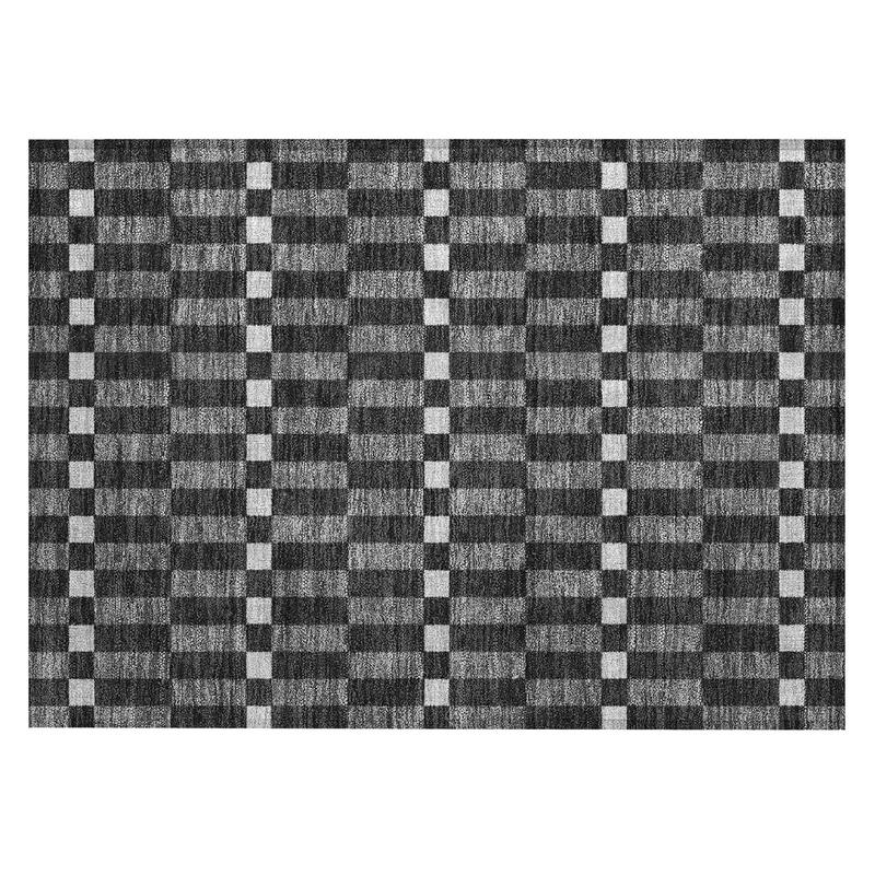 Machine Washable Indoor/ Outdoor Modern Augusta Chantille Rug