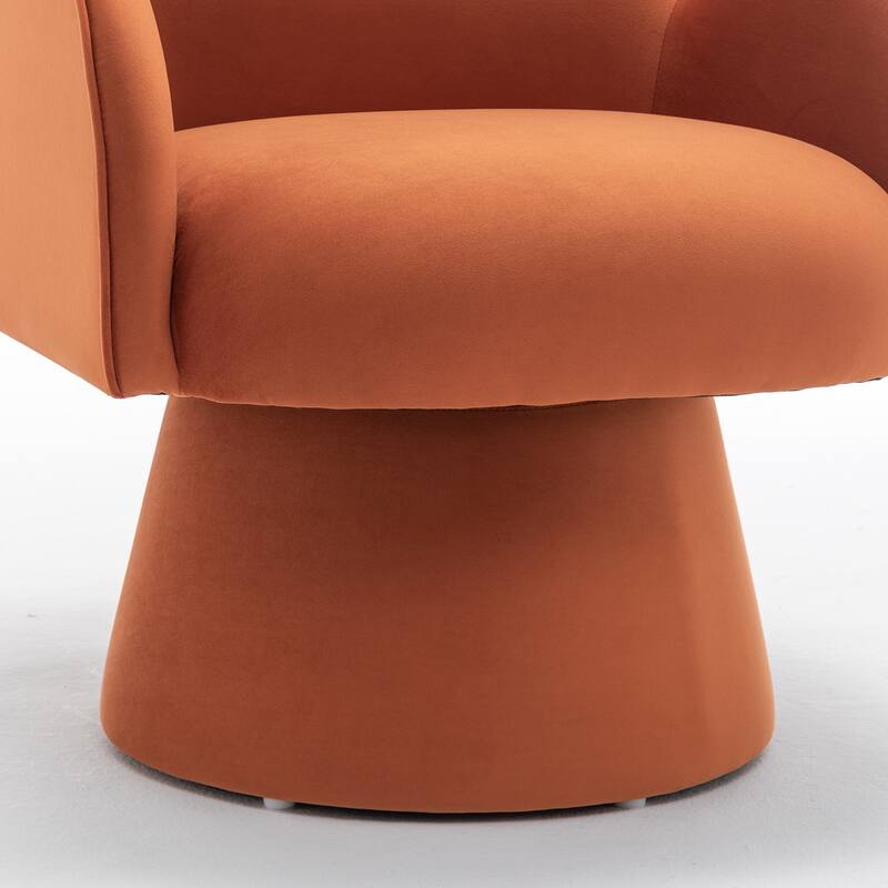 SEYNAR Modern Glam Velvet 360 Degree Swivel Armchair Set of 2