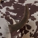 preview thumbnail 10 of 9, Velvet Cow-Shaped Ottoman,Cute Wood Foot Stool Shoes Changing Seat with Cushioned