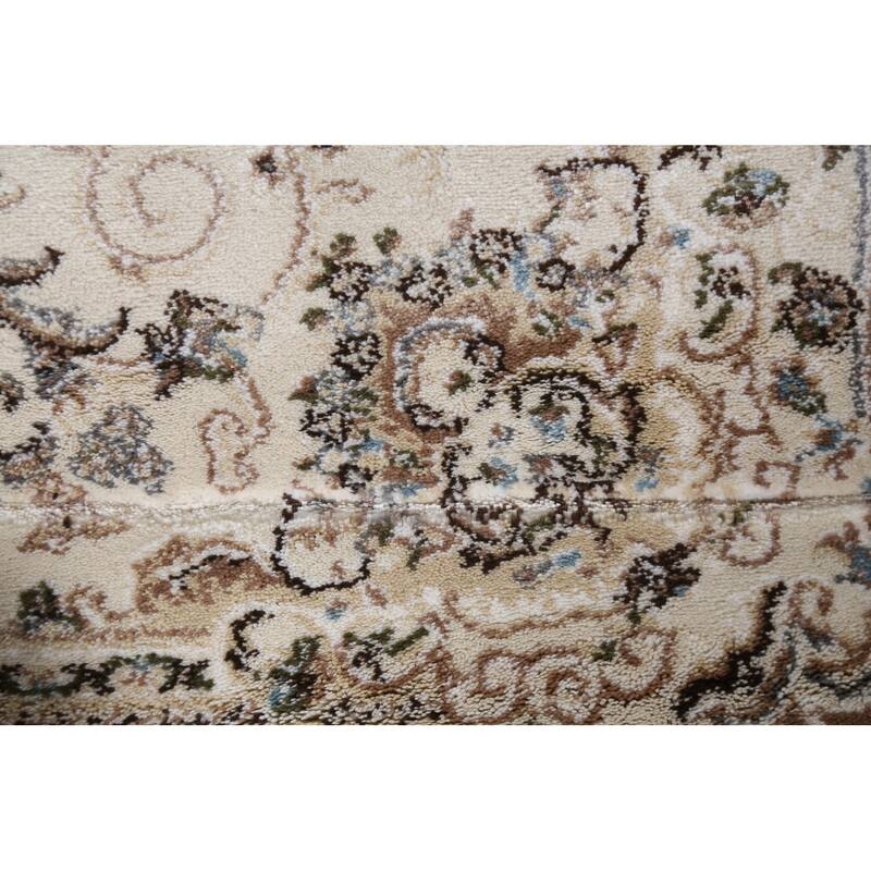 Floral Medallion Turkish Transitional Oriental Rug Traditional Carpet