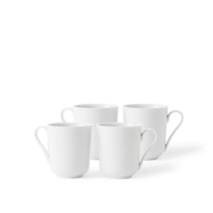 Rhombe Mug With Handle, 4 Pcs.