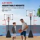 preview thumbnail 3 of 6, 4.9-10 ft. Adjustable Heights Portable Outdoor Basketball Hoop