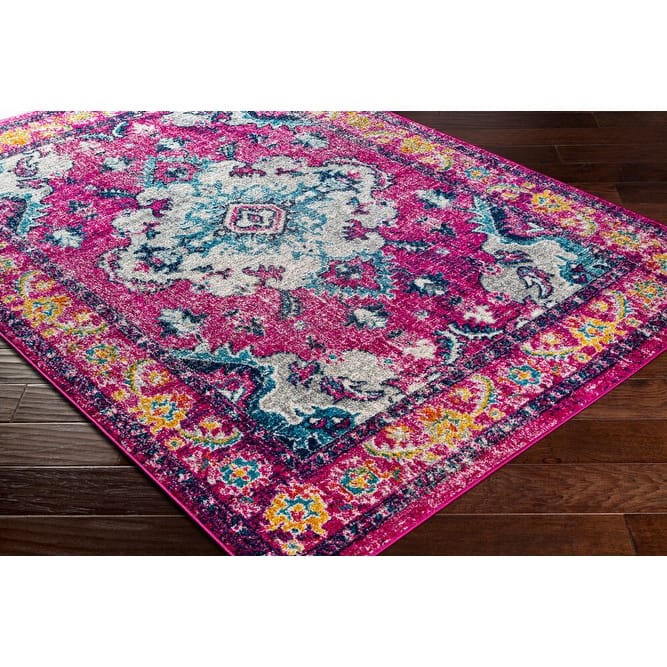 Livabliss Frederika Faded Medallion Area Rug