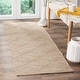 preview thumbnail 24 of 93, SAFAVIEH Handmade Flatweave Montauk Elsbe Trellis Cotton Rug 2'3" x 11' Runner - Beige - Runner