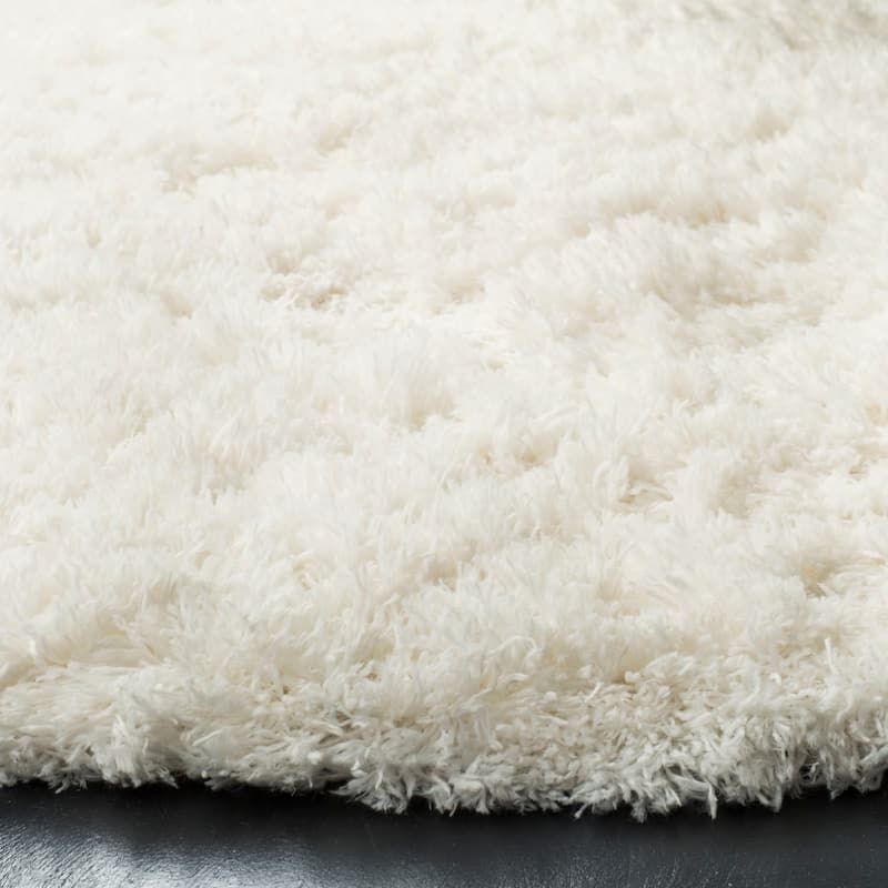 SAFAVIEH Polar Shag Alabama Glam Solid 3-inch Extra Thick