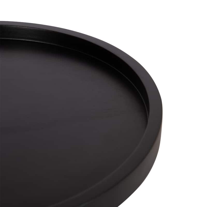 Kate and Laurel Halsey Round Lazy Susan Tray