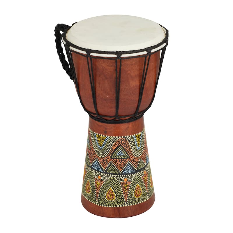 Djembe Drum Inspired Bohemian Sculpture