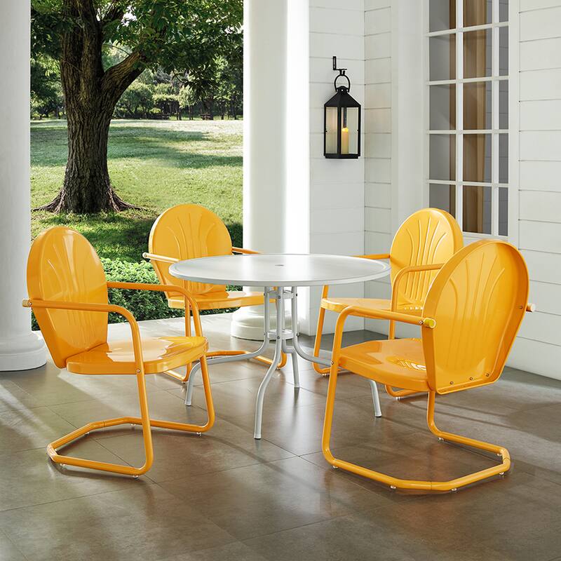 Crosley Griffith 5-piece Metal Outdoor Dining Set - N/A