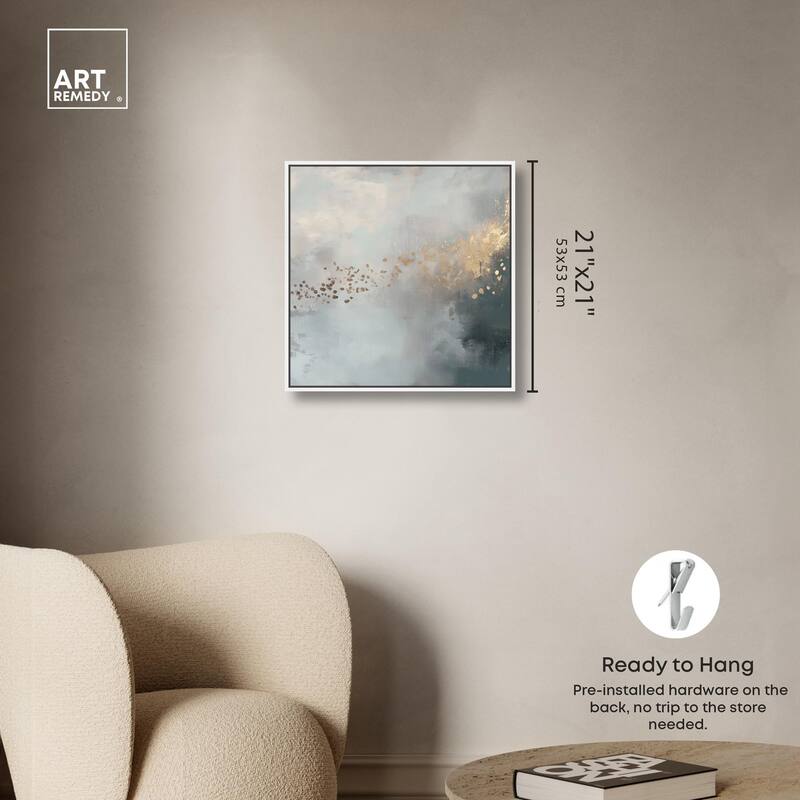 Silvered Hues and Gold I Canvas by Art Remedy
