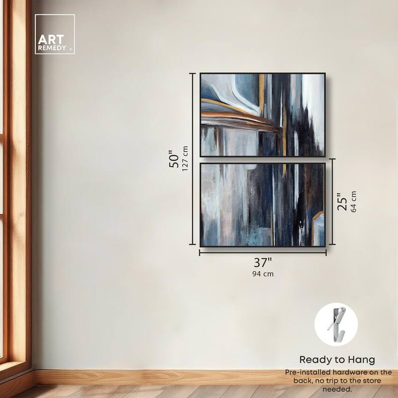 Aftereffect Canvas Set of 2 by Art Remedy