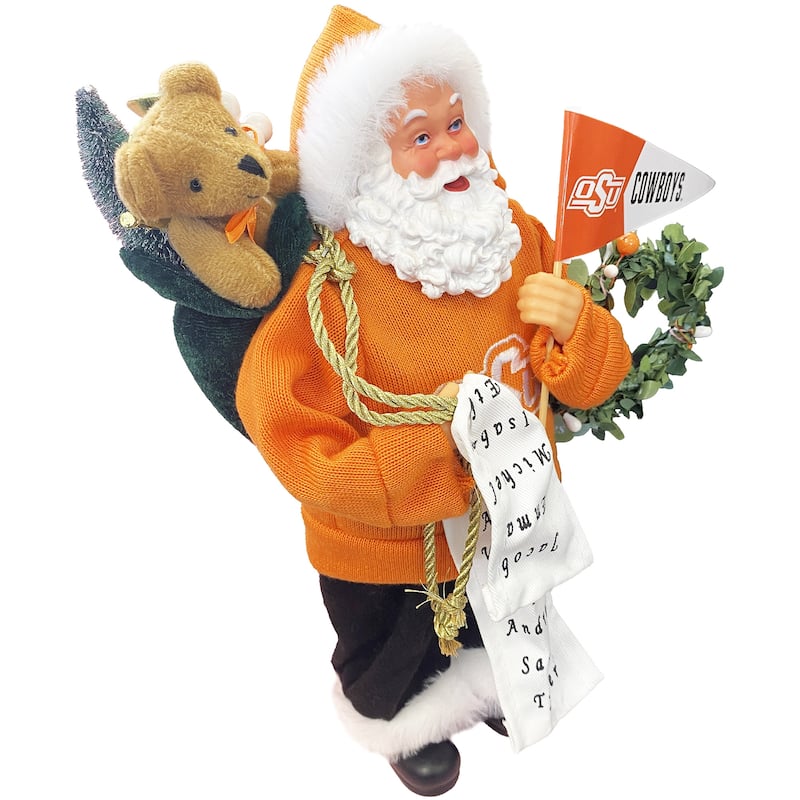 12" Oklahoma State Proud Santa