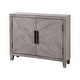 preview thumbnail 4 of 3, Uttermost Adalind 40" Wide Contemporary Fir Wood Accent Cabinet with