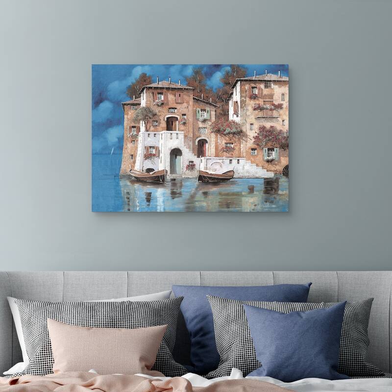 Cieloblu Light by Guido Borelli Canvas Art Print