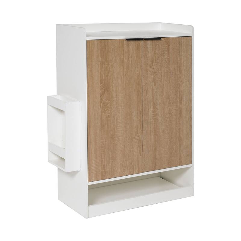 6-Tier Shoe Storage Cabinet with Slide Out Shelf and Umbrella Stand