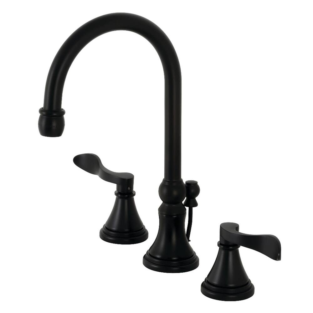 Kingston Brass NuFrench 1.2 GPM Deck Mounted Widespread Bathroom