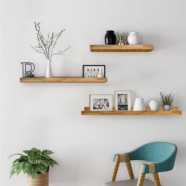 Shop Kanstar Wall Mounted Floating Ledge Hanging Shelf 3 Piece