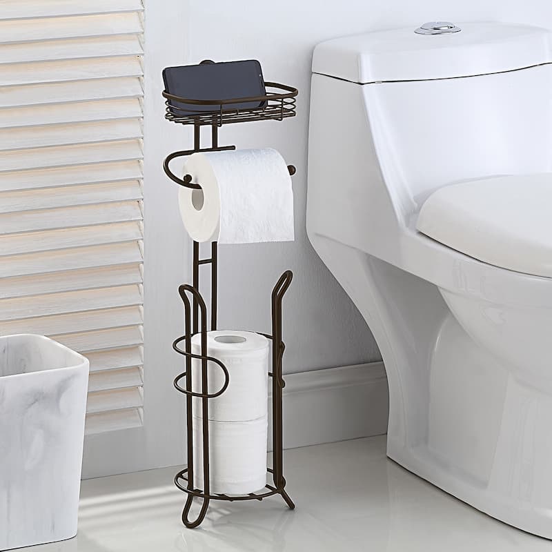 Toilet Paper Holder with Storage