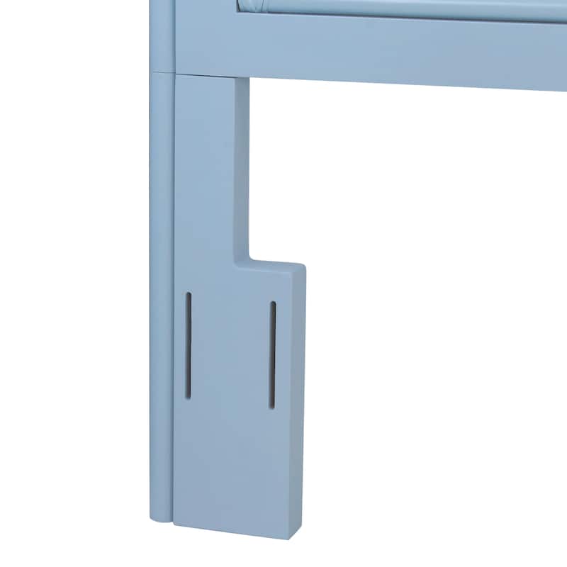 Handmade Natural Wood And Rattan Headboard by East at Main