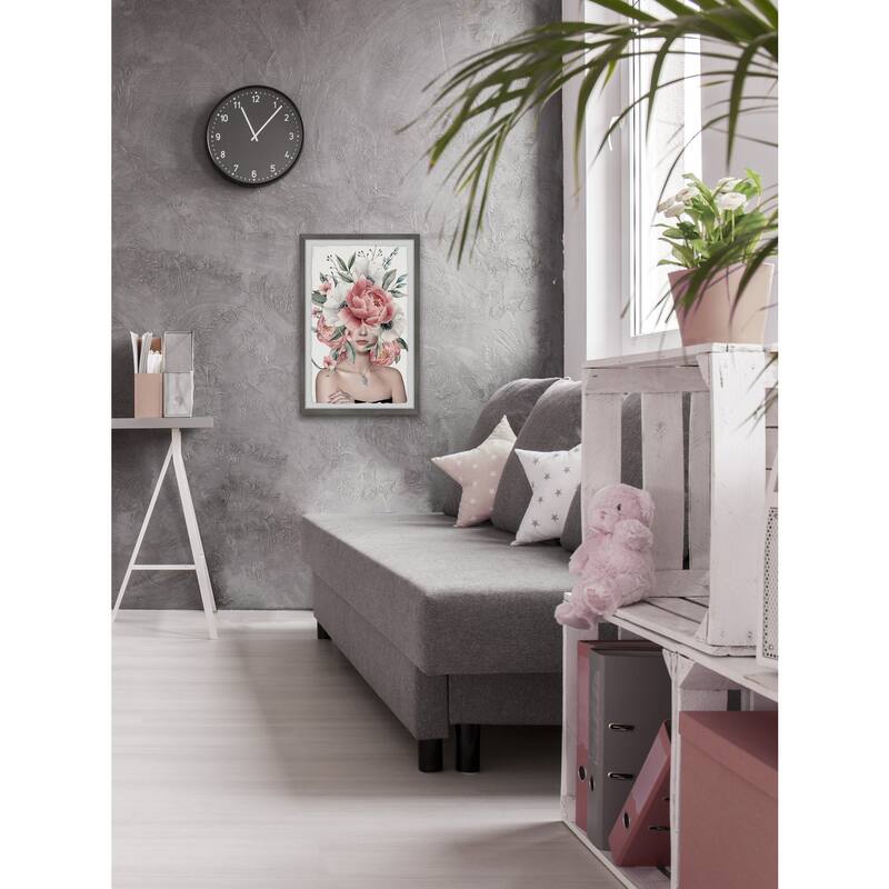 Enchanted Beauty Framed Wall Art, Elegant Home Touch - Sophisticated Artwork for Refined Décor