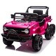 preview thumbnail 10 of 21, 12V Kids Ride On 6-Wheel electric truck car W/Parents Control Pink