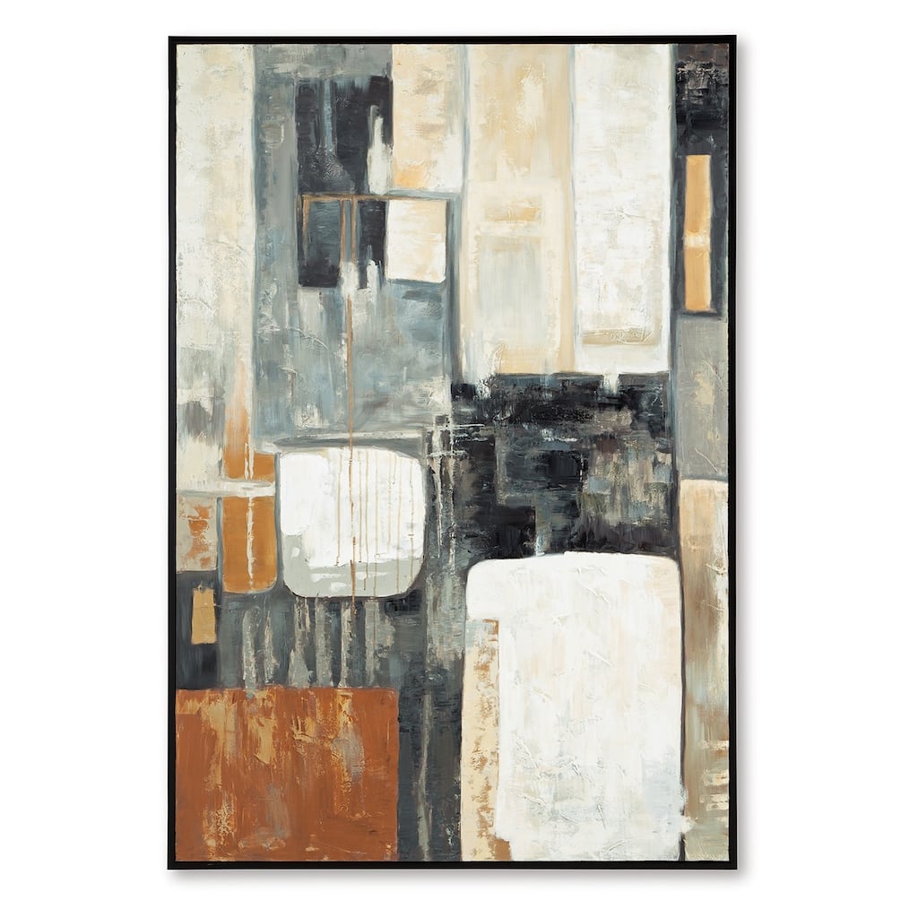 Briggs Wall Art, Multicolor Abstract Modernist Design, Canvas 48x72