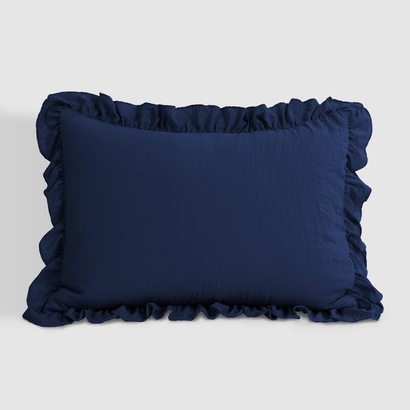 Lush Decor Reyna Ruffled Shabby-chic Comforter Set