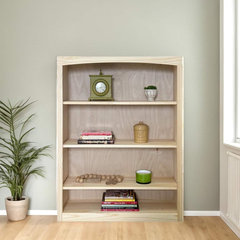Arch+Haven Solid Wood Bookcase 36 x 48