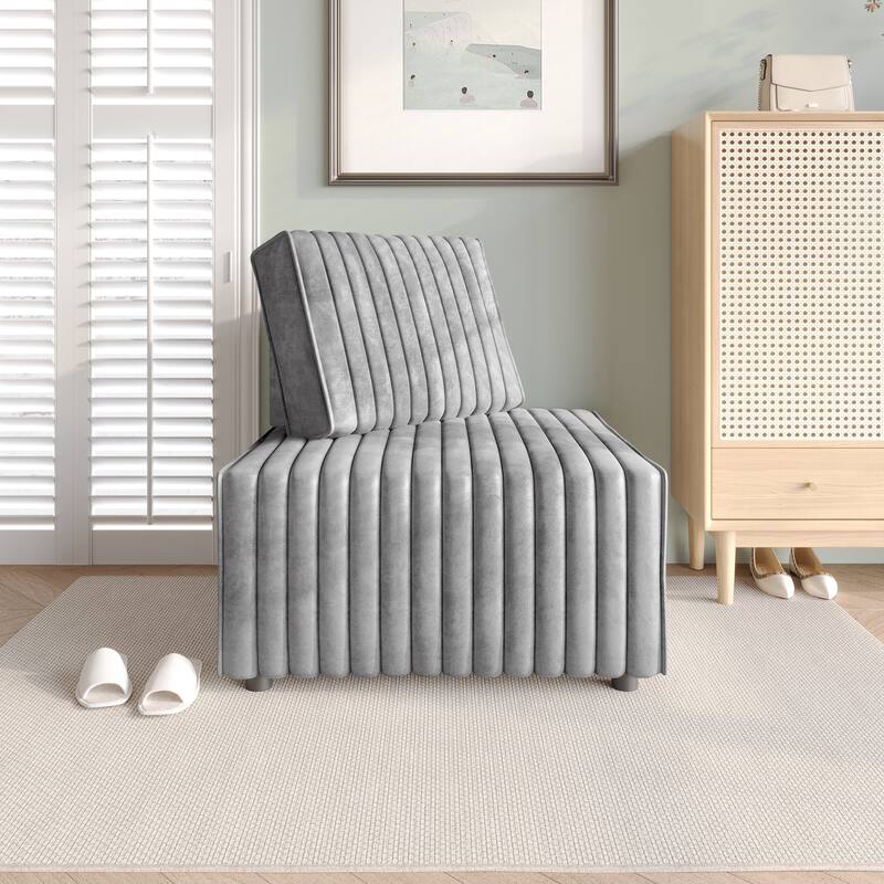 CraftPorch 6-Pieces Contemporary Clean-Line Linen Upholstered