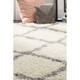 SAFAVIEH Dallas Shag Giusy Trellis 1.5-inch Thick Rug